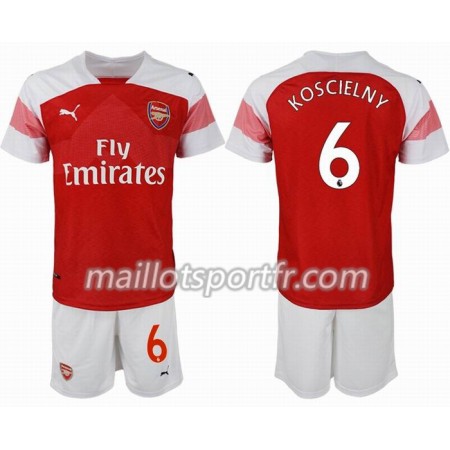 Maillot de Foot Arsenal KOSCIELNY 6 Enfant Domicile 2018/19